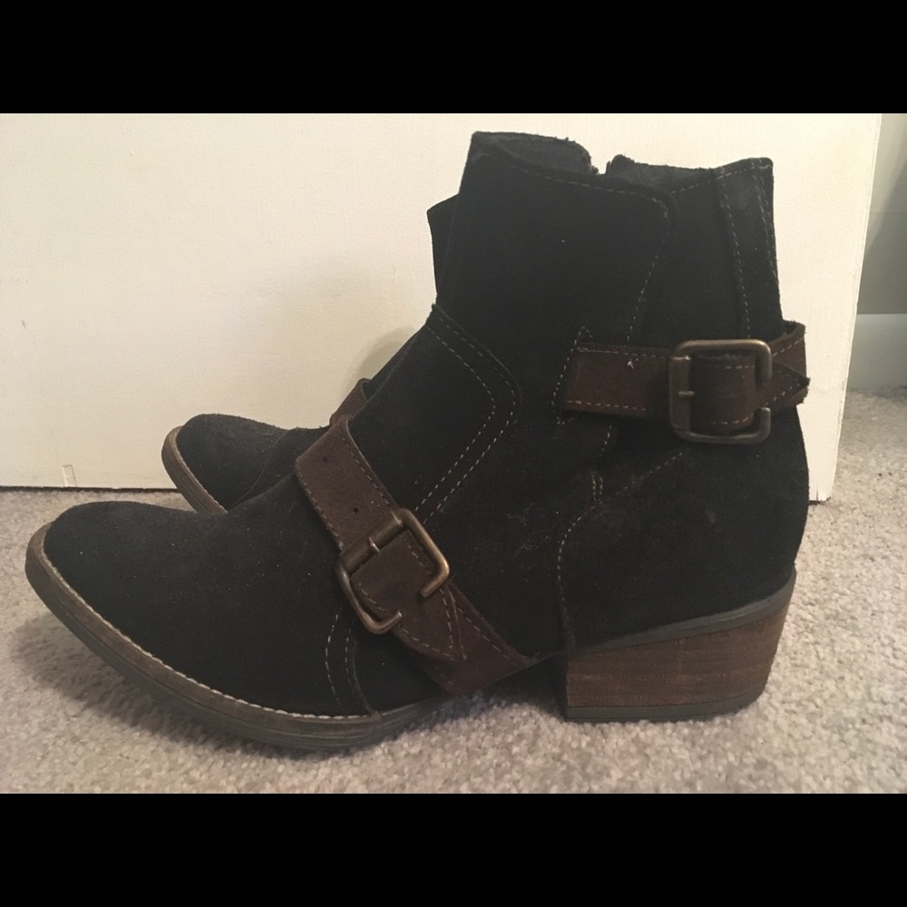 Gabriella Rocha suede booties genuine leather